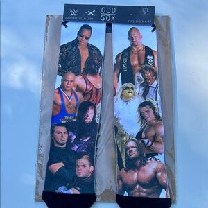 WWE Men's Black Socks-shoe size 6-13/NEW!